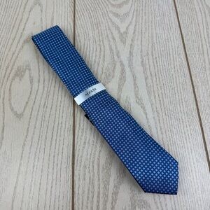 663 Alfani Men's Tie Hazel Neat 400 Blue $55 Polyester